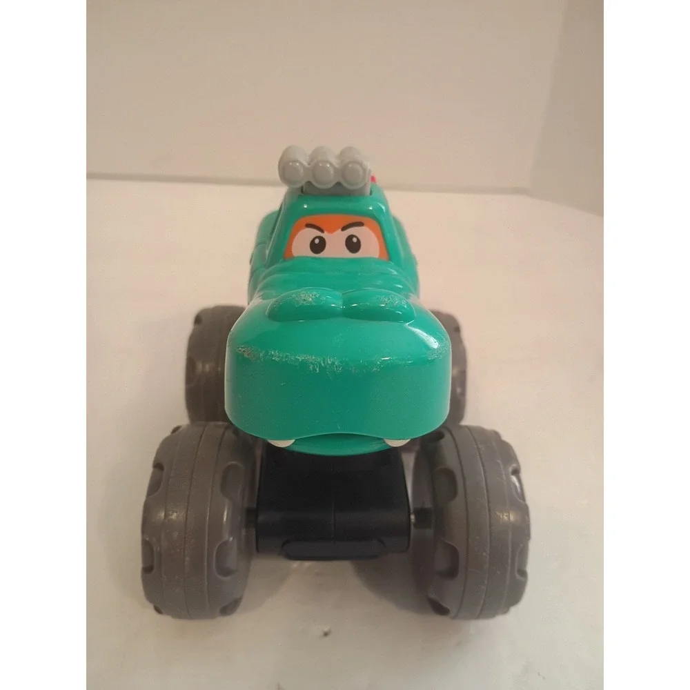 Crocodile Monster Truck Toy Teal Green Kids Friction Vehicle Character Car